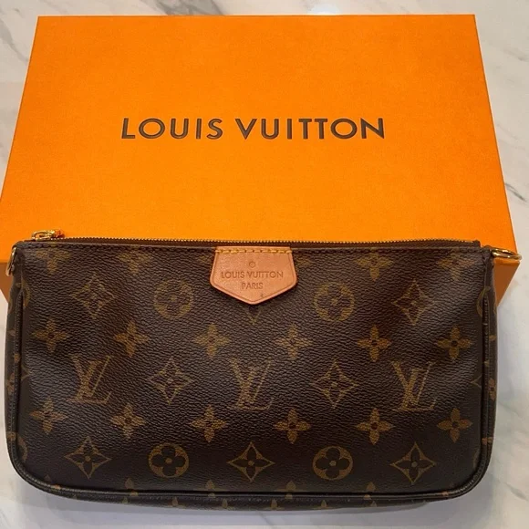❤️‍🔥Louis Vuitton ❤️‍🔥Brown Monogram Women's Pouchette